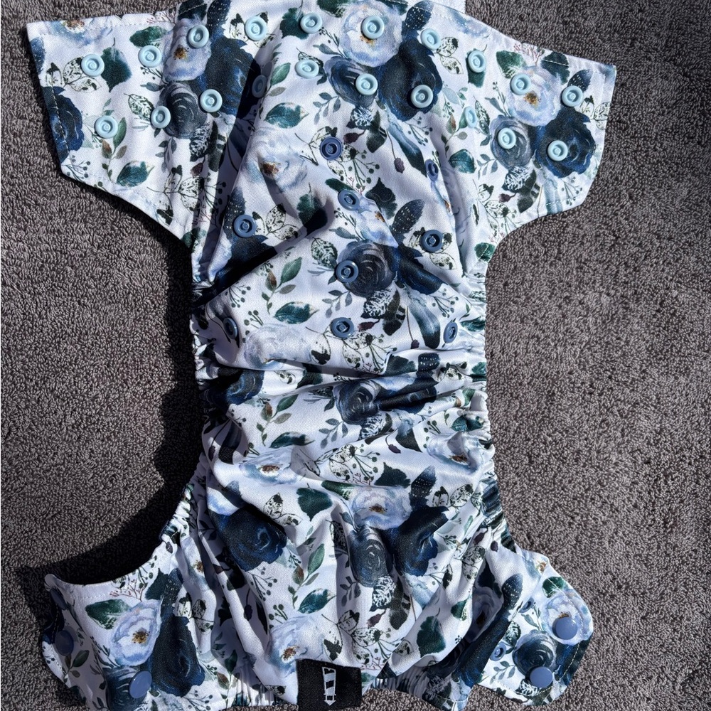 1 lighthouse design, Floral Baby Cloth Diaper